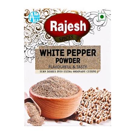 RAJESH WHITE PEPPER POWDER 50GM