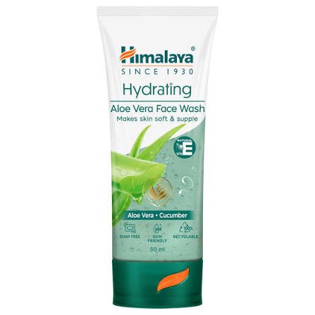 HIMALAYA FACE WASH ALOEVERA 50ML