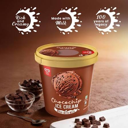 KW CHOCO CHIPS TUB 700ML