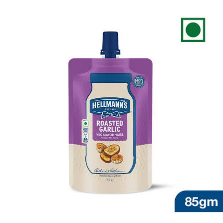 HELLMANNS MAYO ROASTED GARLIC 85GM