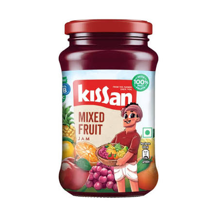 KISSAN MXD FRUIT JAM 200GM