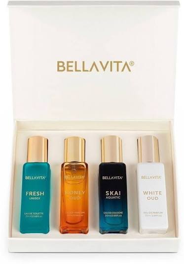 BELLAVITA GIFT SET UNISEX  PERFUME 4*20ML